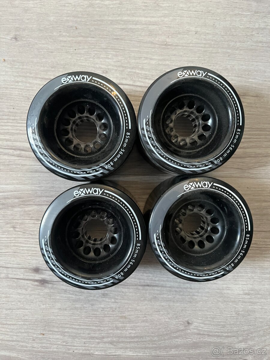 kolečka na elektrický longboard Exway