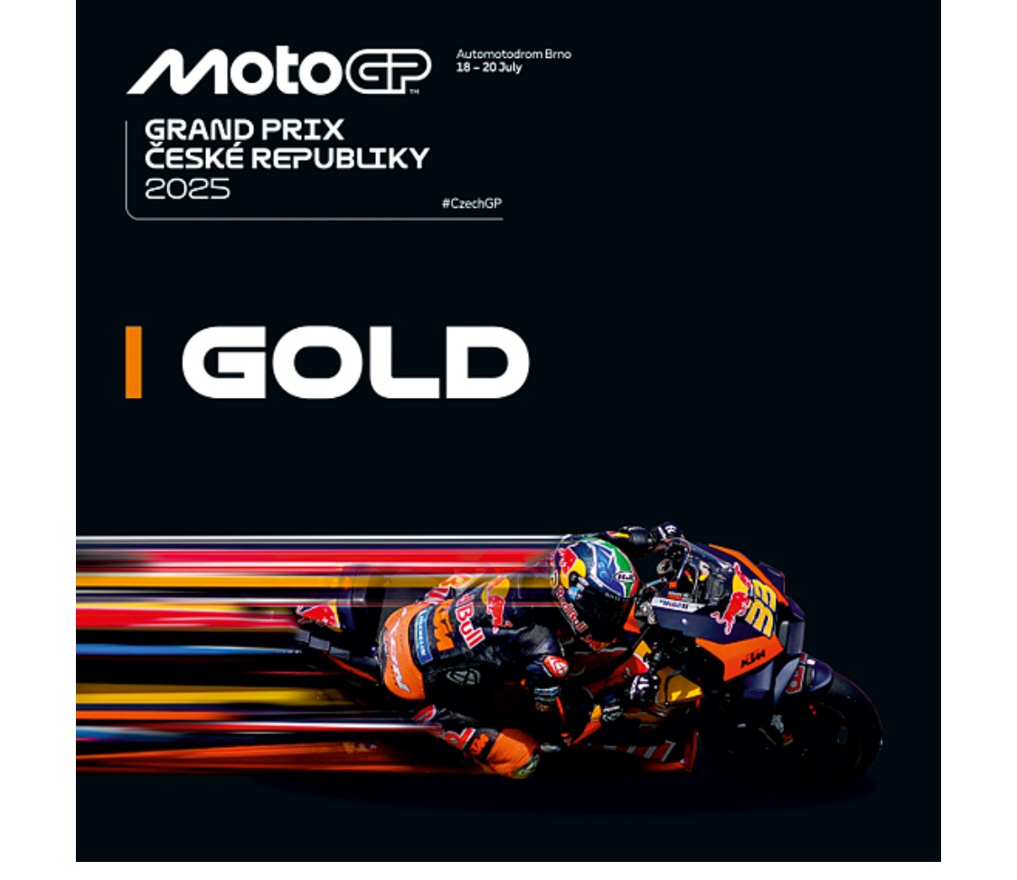 3 denní vstupenka Gold na MOTO GP 2025 v Brně