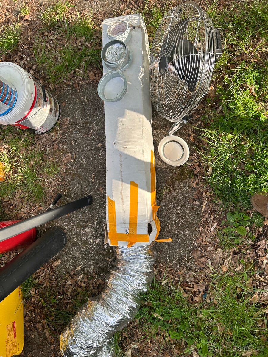Flexi potrubí s vatou 160mm 10bm