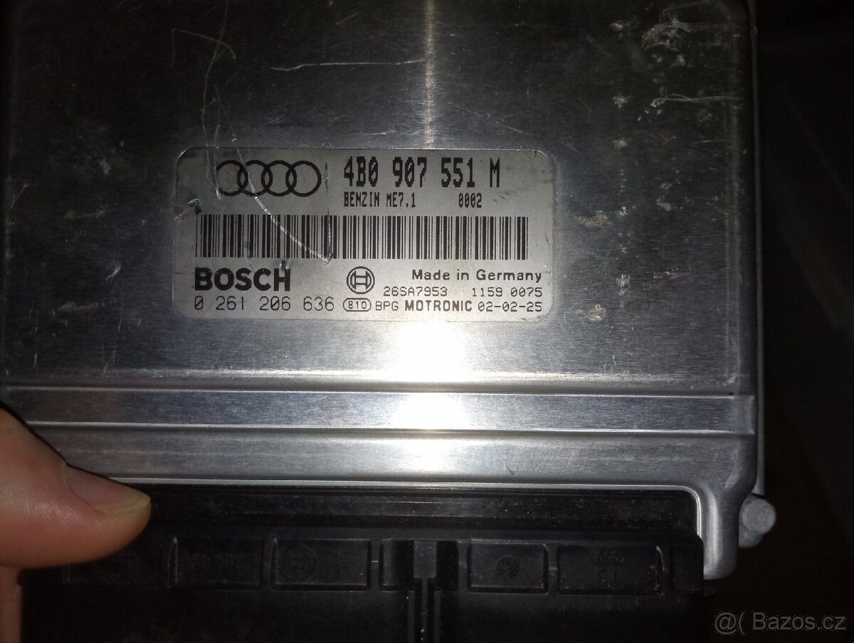 Řídící jednotka Audi 2.7 biturbo 4B0907551M chip