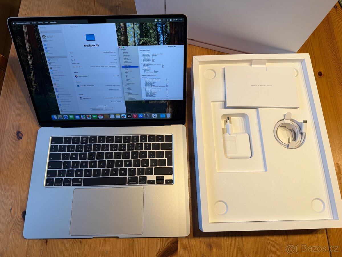 Apple MacBook Air 15" M3 10GPU 8GB 256GB Starlight CZ DPH #
