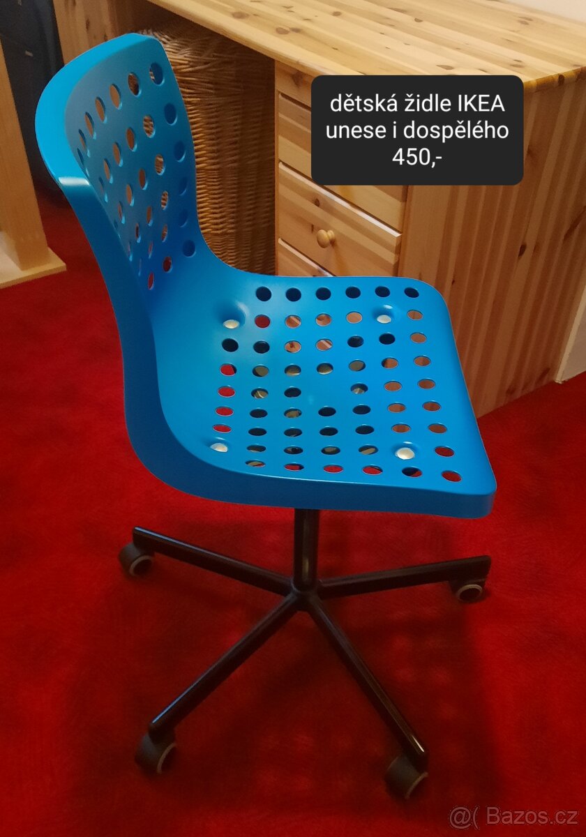 Dětská židle modrá