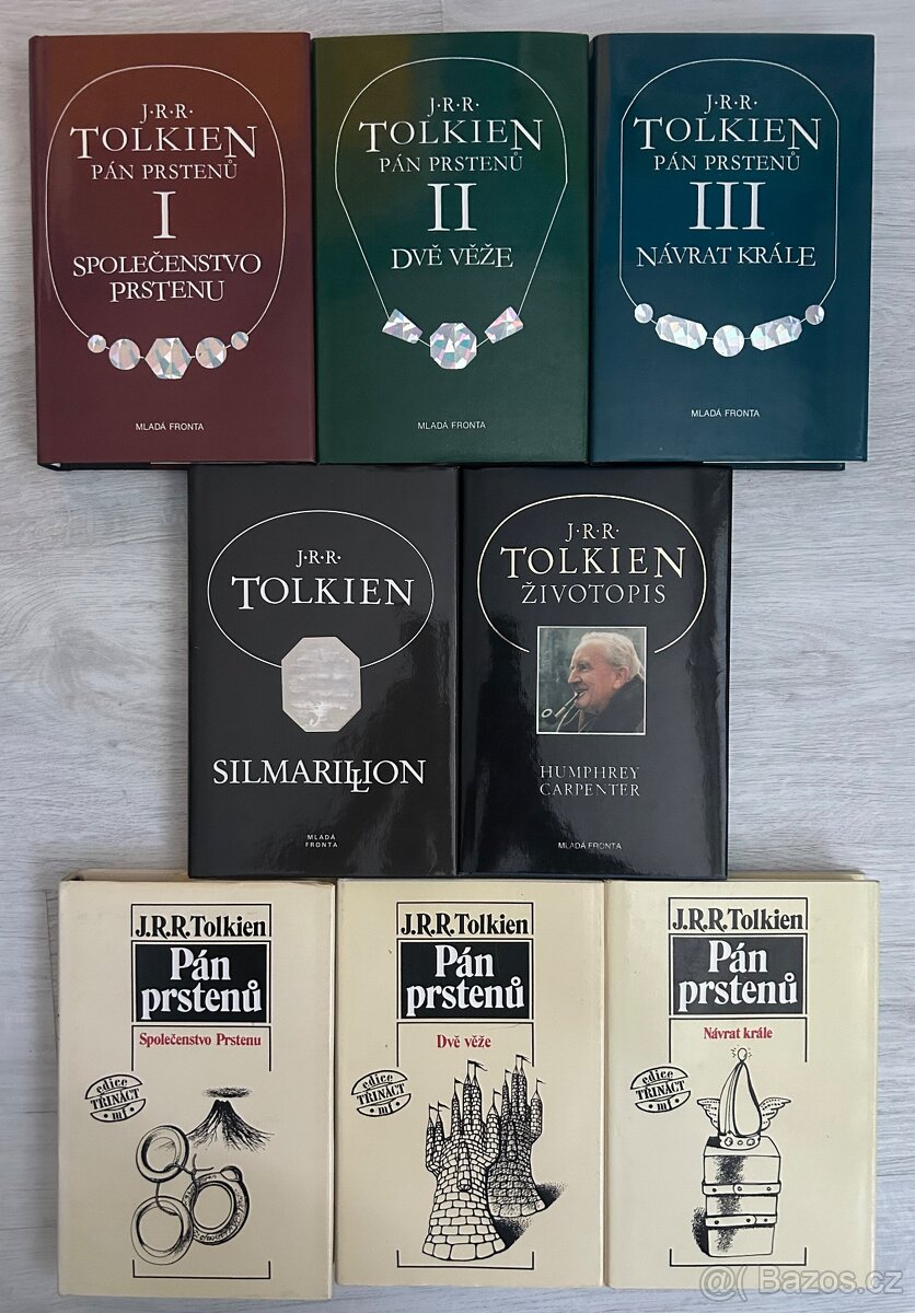 Prodám knihy J. R. R. Tolkien - Pán prstenů.