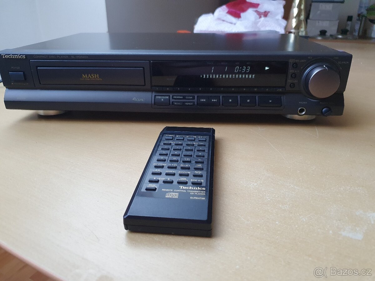 Technics SL-PG540A Compact Disc Player (1993-94)+ovladač