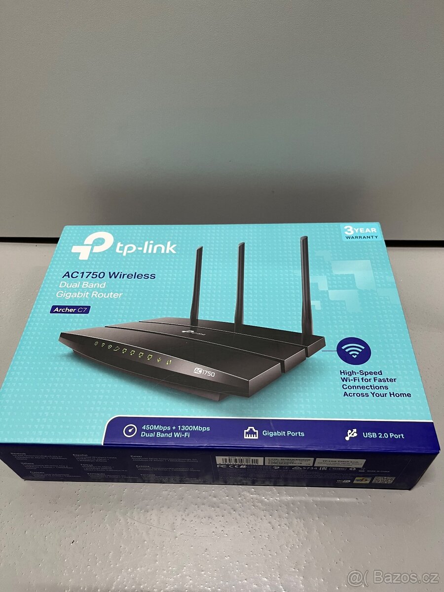 WiFi router TP-LINK Archer C7 AC1750 Dual Band