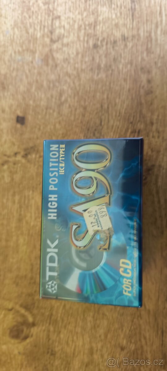 5 Pack kazet TDK SA 90 TYP II Cro for CD, nerozbaleno