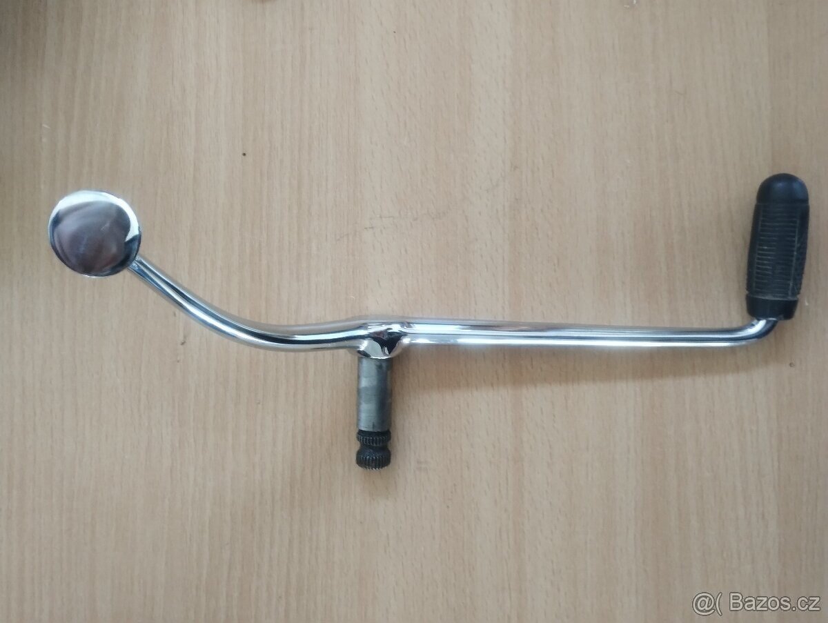 Řadící páka ČZ 175/501 skůtr, nový kvalitní chrom, poměděno