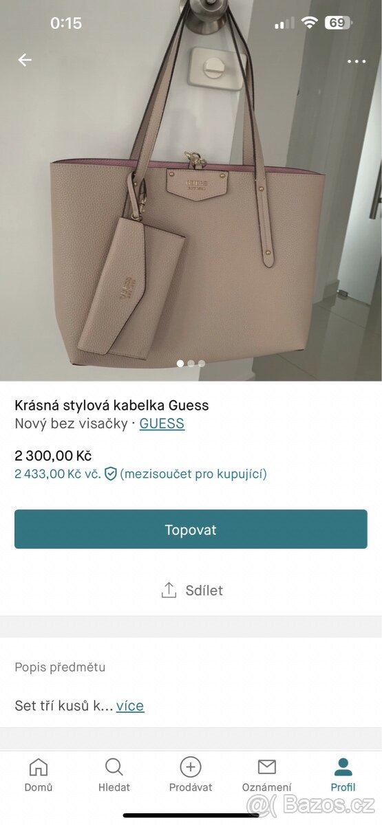 Stylová kabelka Guess