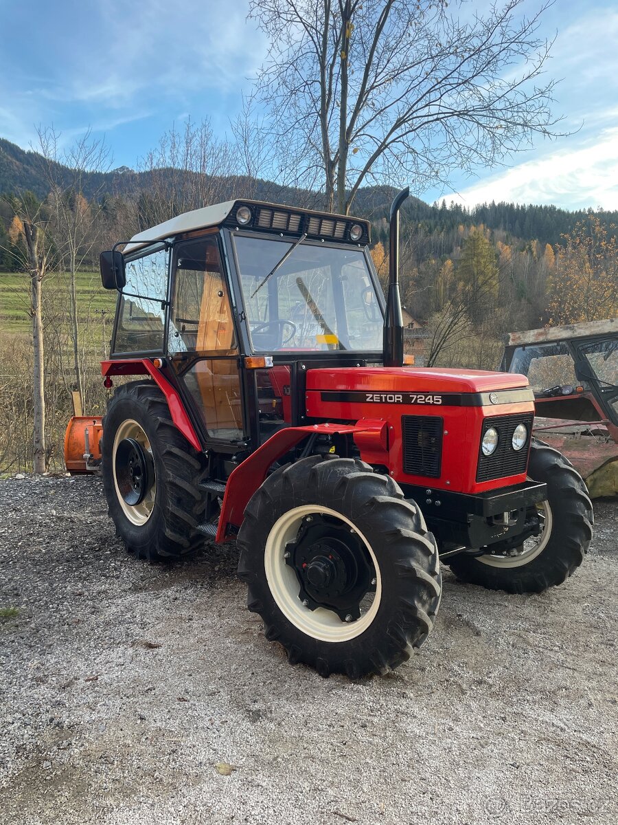 Predám traktor Zetor 7245 s tp a ŠPZ .