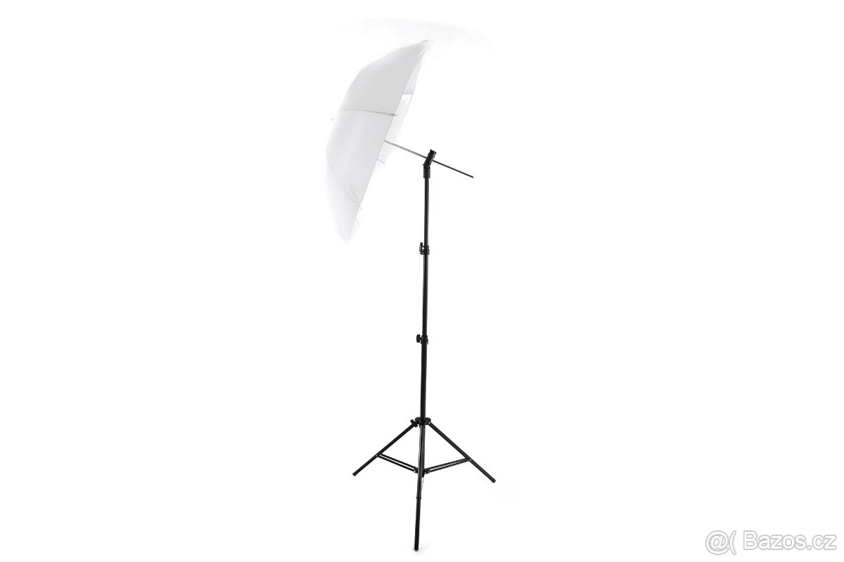 Kompletní set difuzéru/deštník externího blesku se stativem