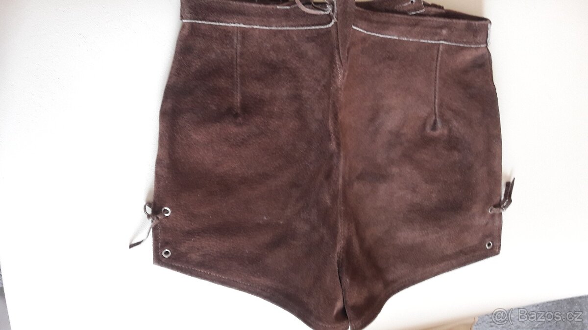 chlapecké kožené kalhoty