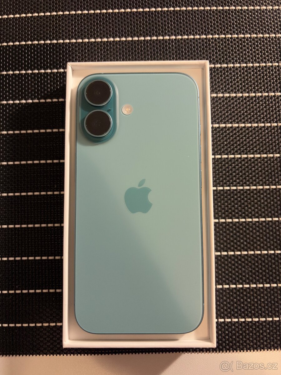 iPhone 16 128gb Teal JAKO NOVÝ
