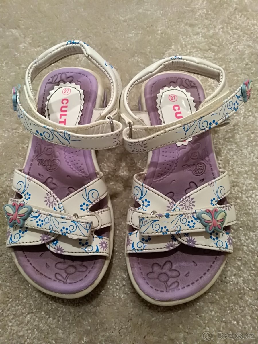 Dívčí sandále, vel. 26, 27