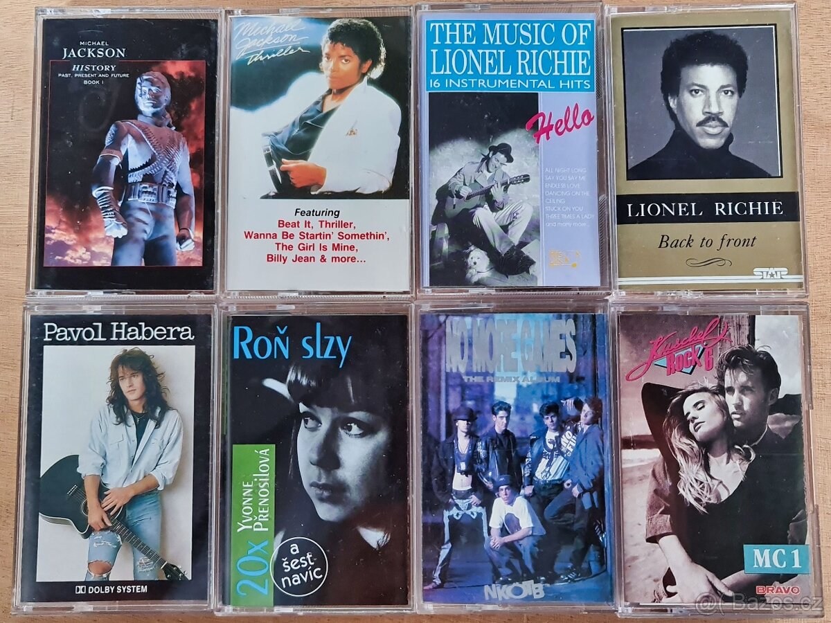 Audio kazety viz foto