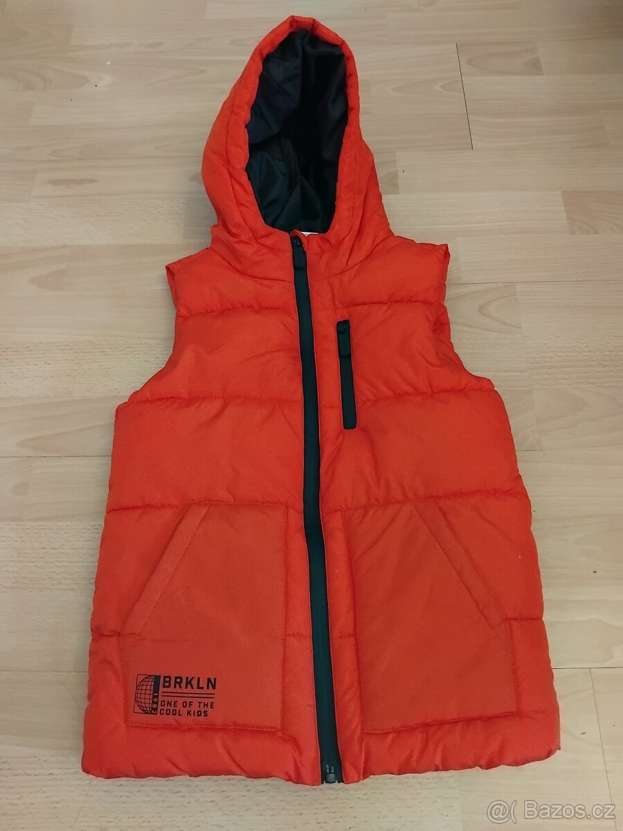 Dětská vesta bez rukávu 128