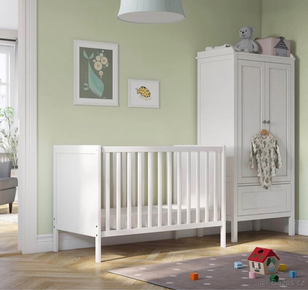 Postýlka IKEA vč. matrace
