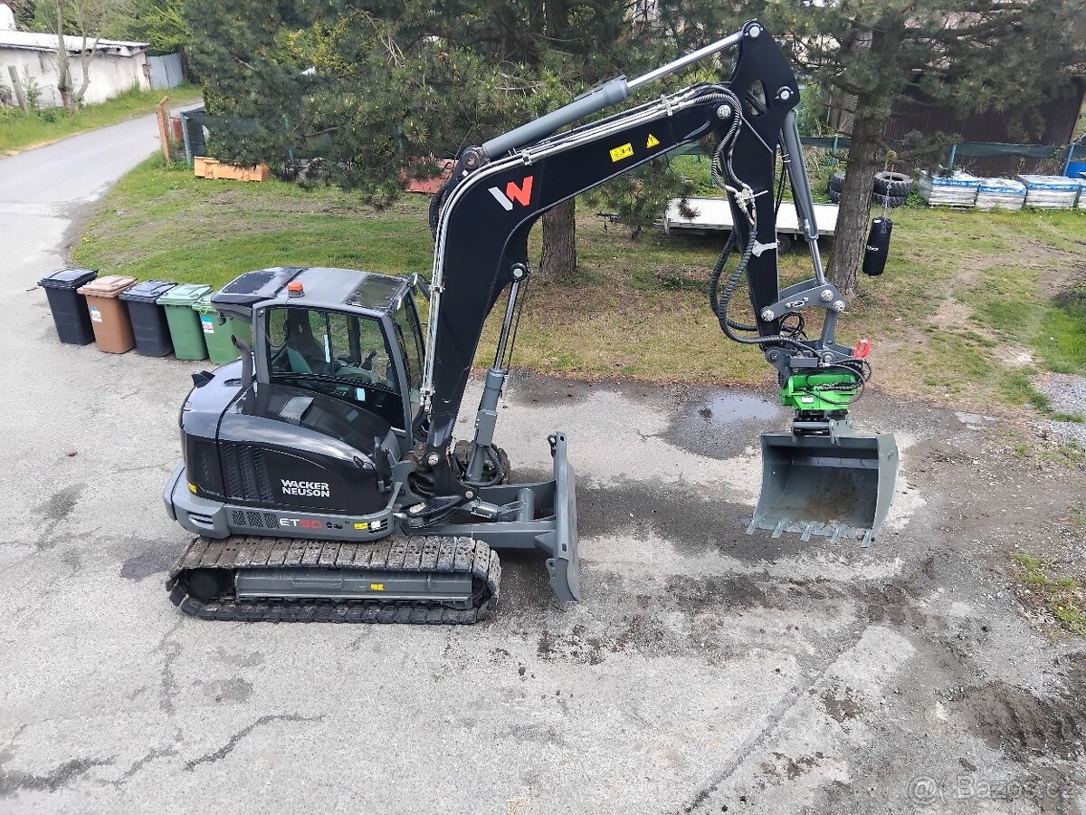 Pásový bagr Wacker Neuson ET90 Tiltrotátor