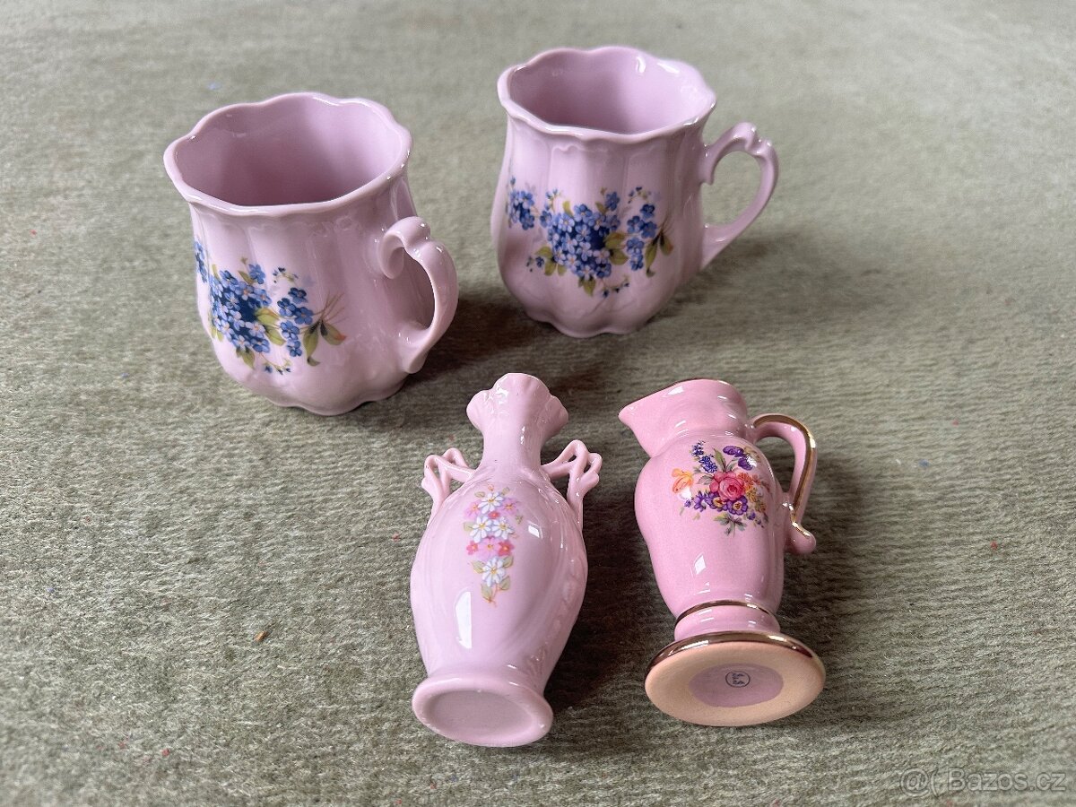 Růžový porcelán