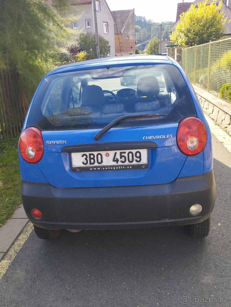 Prodám Chevrolet spark 0.8 r.2007.