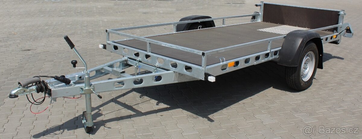 Přívěs Wiola PSS 1H 1300kg pro sněžné skůtry a čtyřkolky