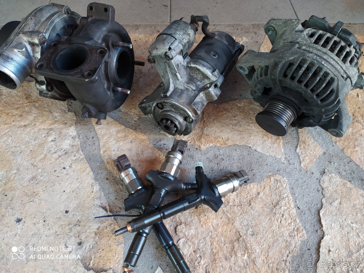 SAAB,OPEL,RENAULT 3.0TiD TURBO,STARTER,ALTERNÁTOR,VSTŘIKY
