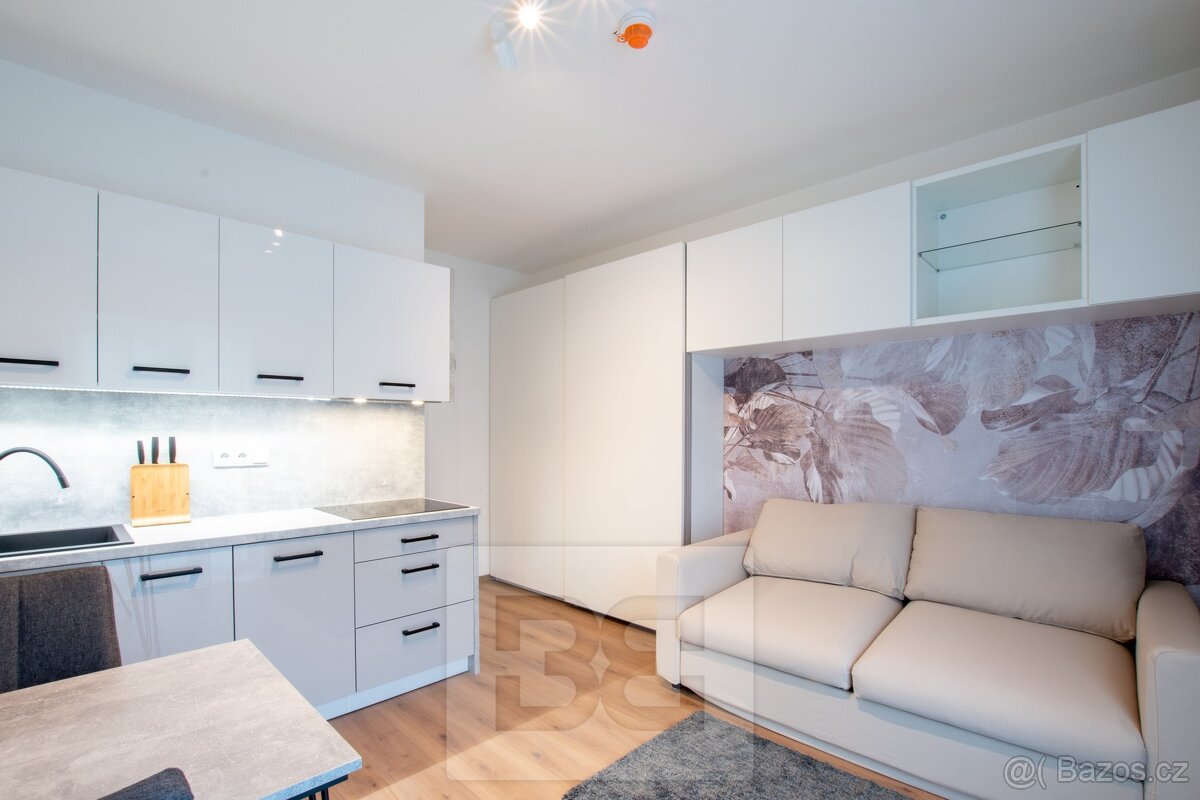 Pronájem byty 1+kk, 22 m2 - Tuchoměřice, ev.č. N07946