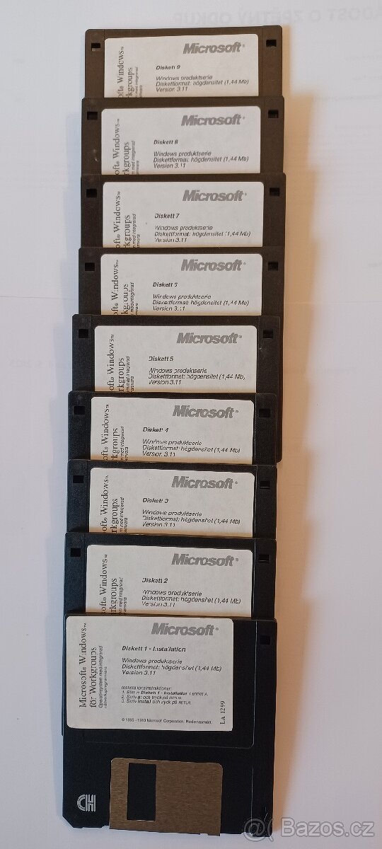 Operační systém Microsoft MS-DOS 6.22 + Windows 3.11