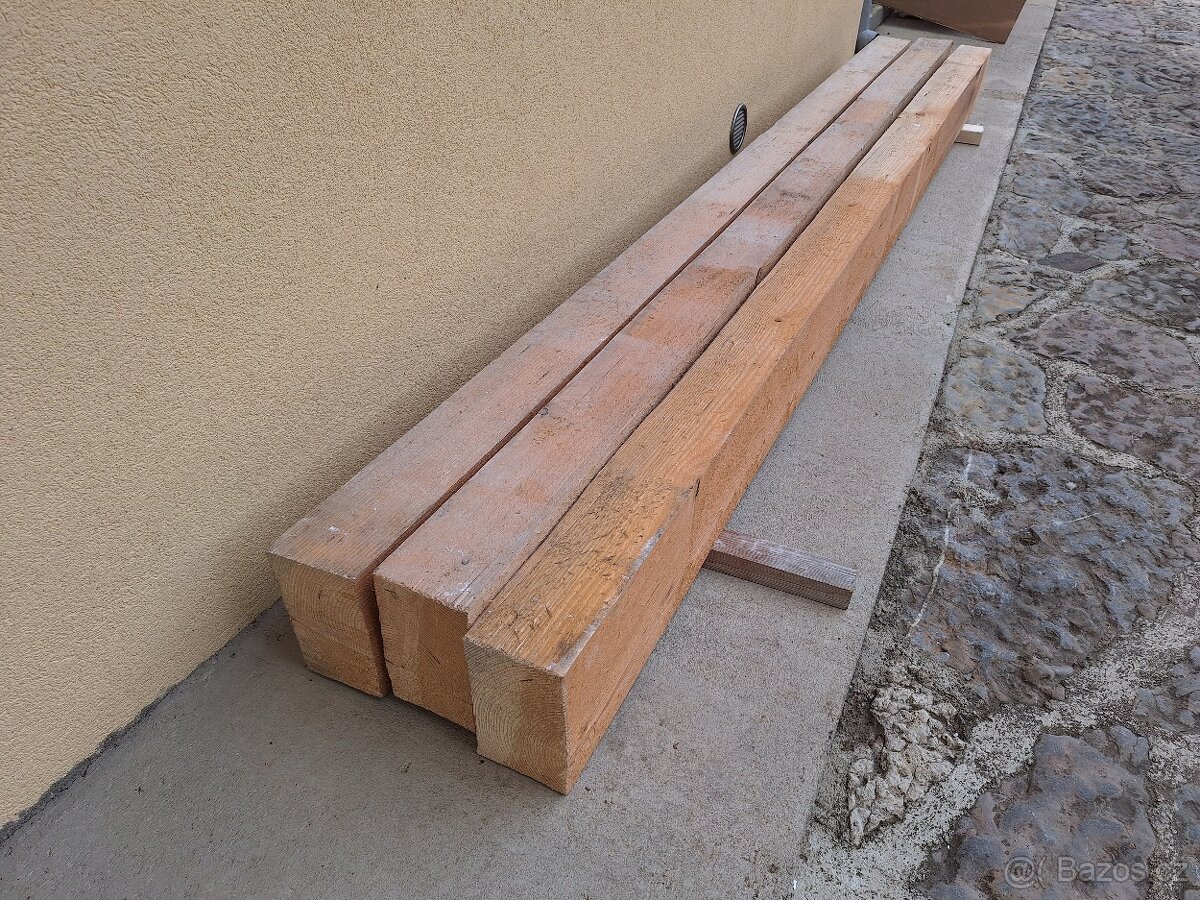 Trámy 3 kusy, 300×20×12 cm