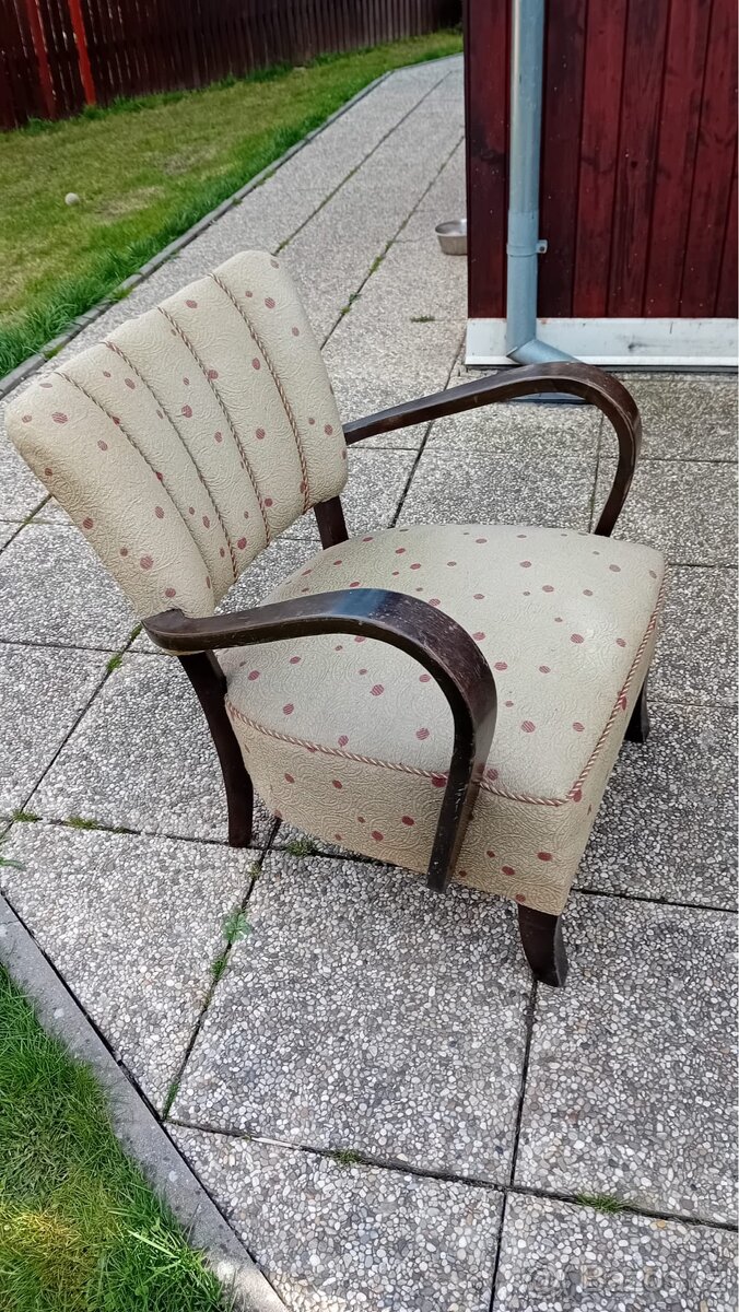 Retro křeslo z 60. let 2 ks