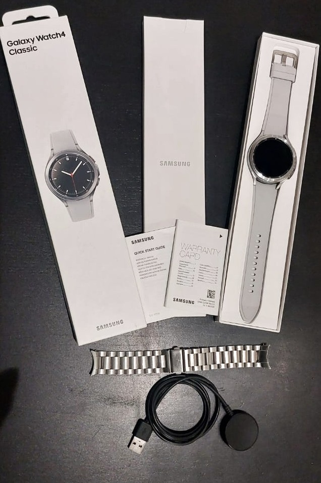 SAMSUNG Galaxy Watch 4 Classic (46 mm) stříbrné
