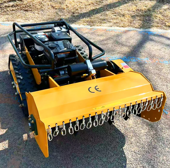 Robotický mulčovač, sekačka na dálkové ovládání