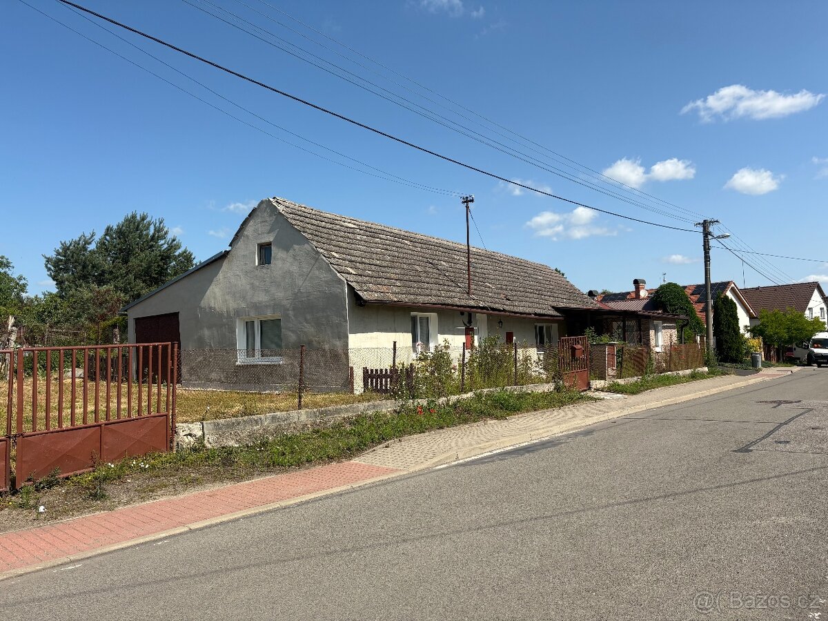 Prodej rodinného domu v obci Chrást u Mladé Boleslavi