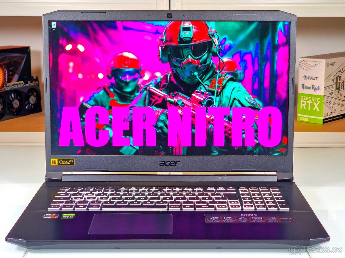 Herní notebook ACER NITRO | RYZEN 5800H | RTX 3060