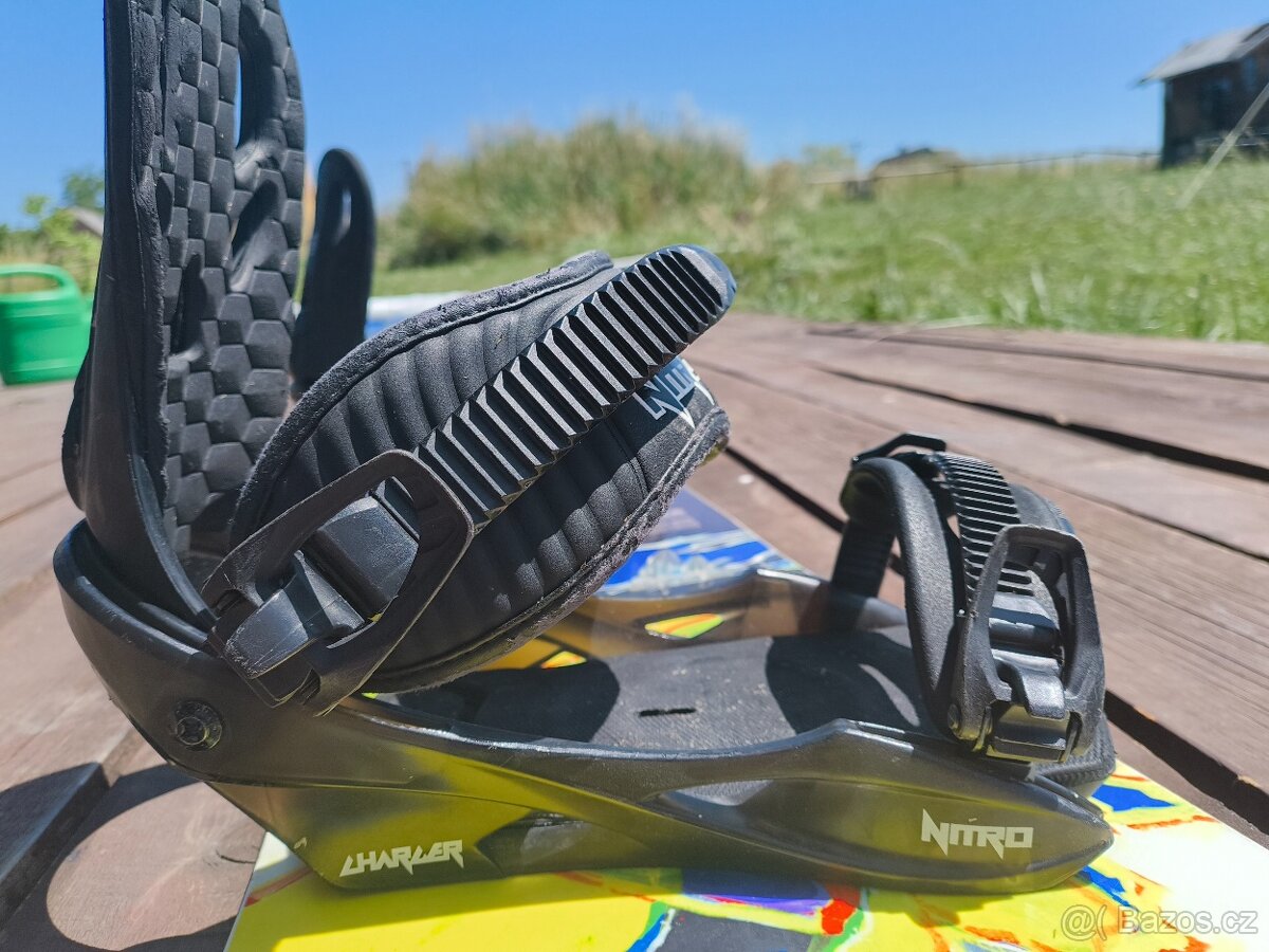 Vázání na snowboard Nitro Charger M
