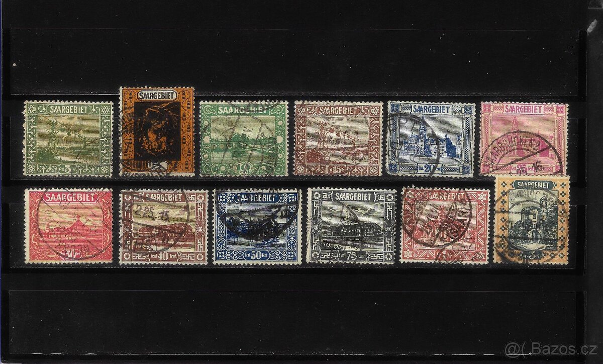 Známky Deutsches Reich - Saargebiet (r.1922)