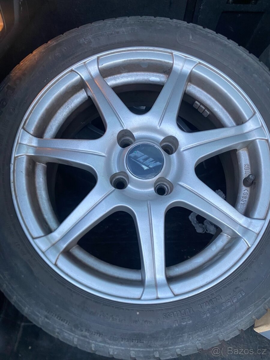 Prodám ALU disky 15″ – Škoda Felicia, rozteč 4x100