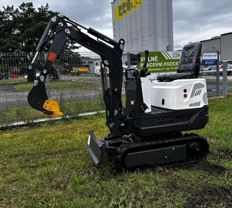 minibagr, pásový bagr, bagřík, rypadlo