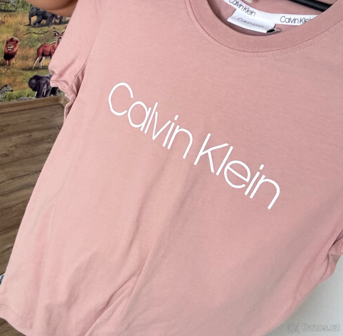 Ružové tričko Calvin Klein