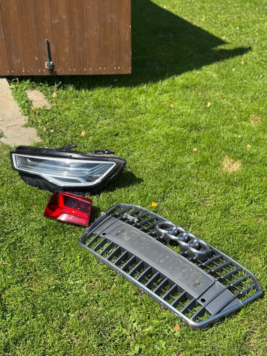 Audi a6 ND matrix světlo, zadní světlo, maska