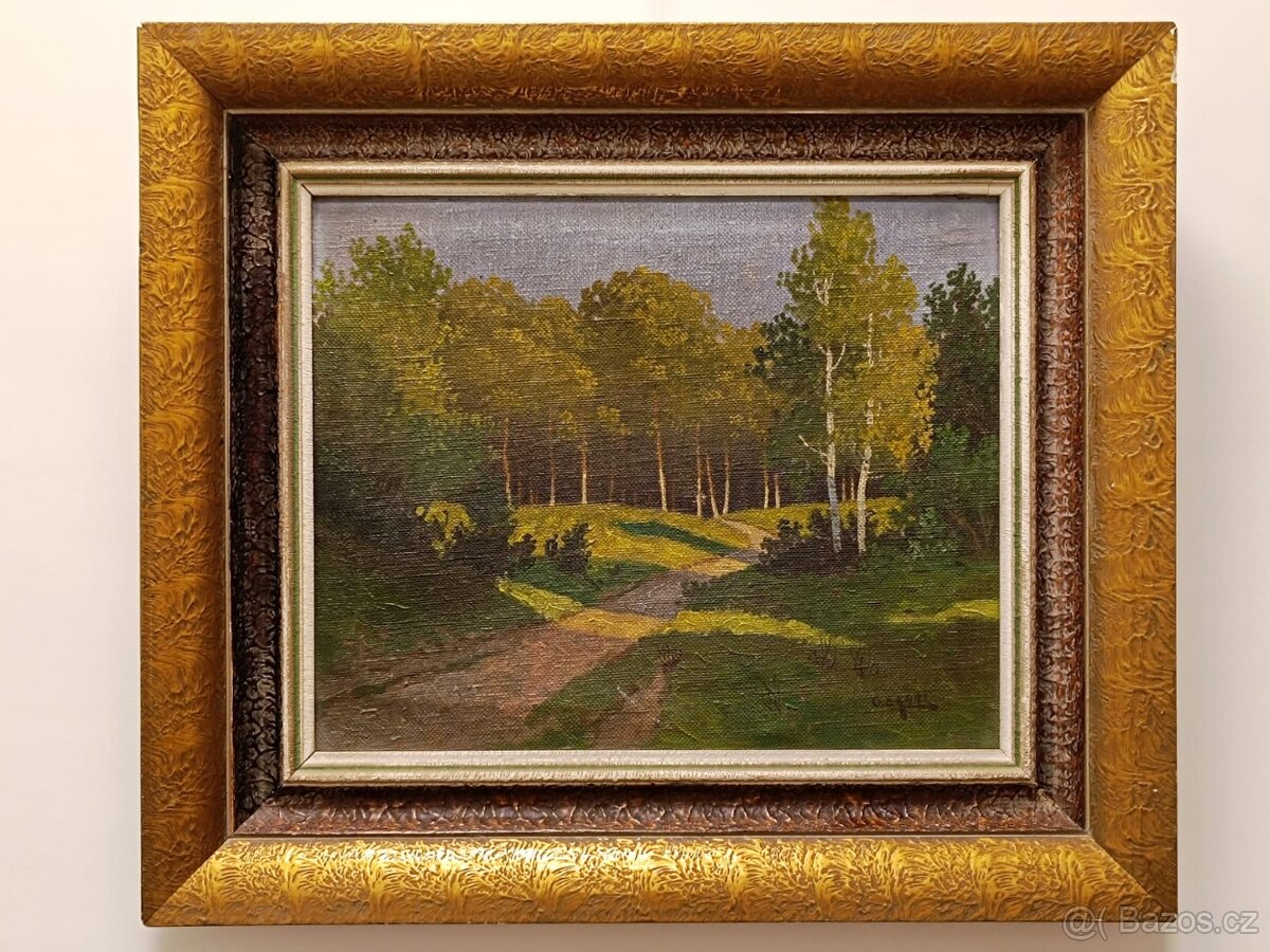 Obraz Augustin Josef Ekart, olej 54x69