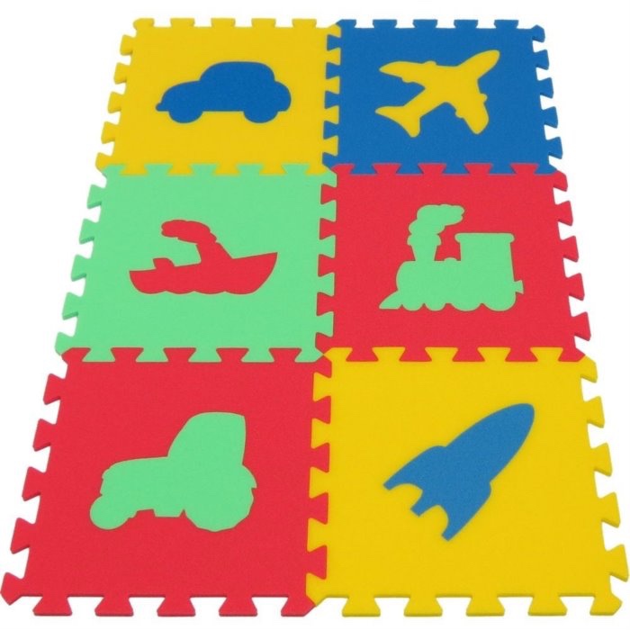 Pěnové puzzle, 48 ks vyšší tl. 16 mm