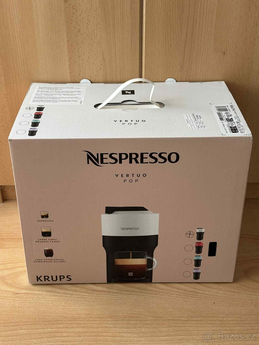 NESPRESSO Krups Vertuo Pop Coconut White kávovar