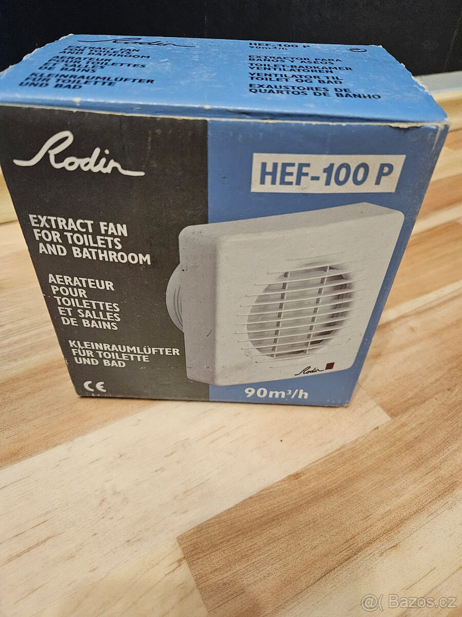 HEF 100 P IP44 malý axiální ventilátor