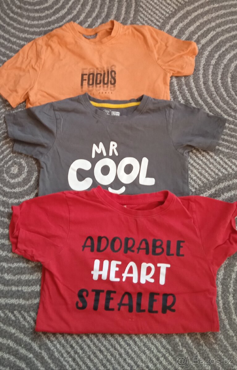 Balík chlapeckého oblečení 134