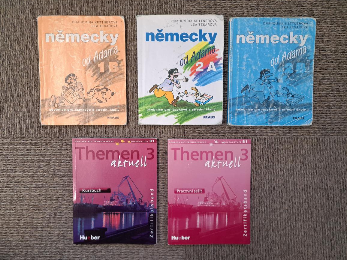Učebnice němčiny - Německy od Adama a Themen Aktuell 3