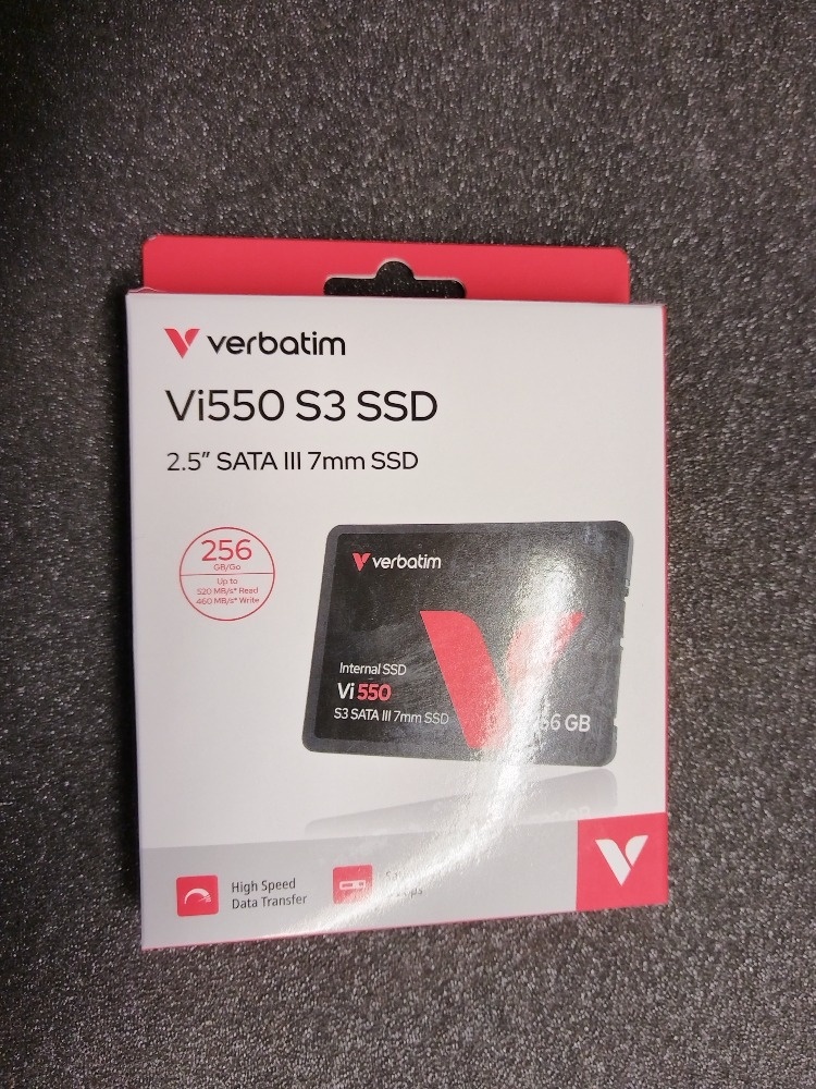 Nový Verbatim VI550 S3 2.5" SSD 256GB