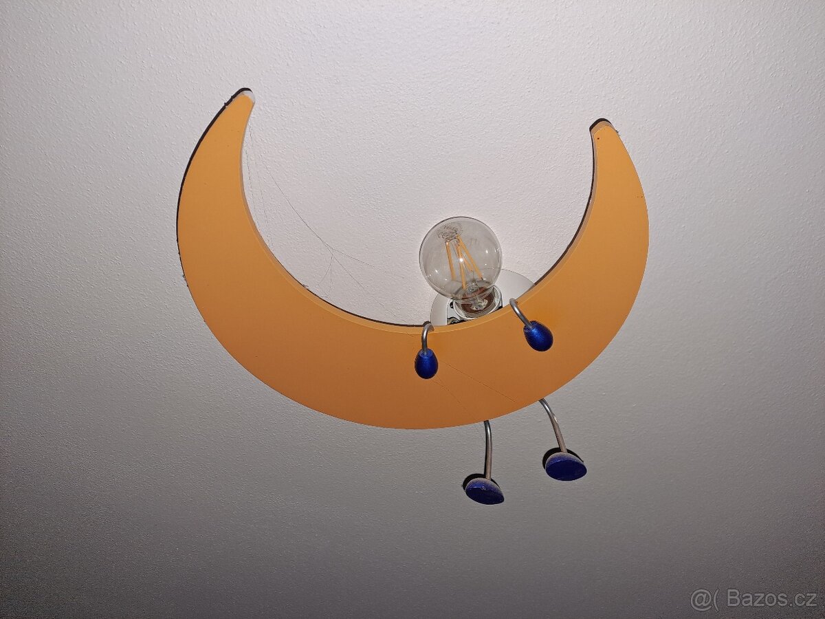 Dětský lustr měsíček
