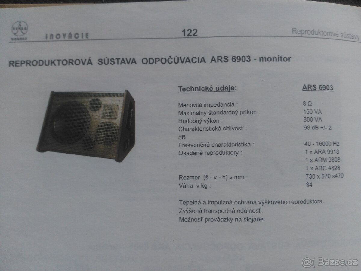 odposlechy TESLA ARS 6903