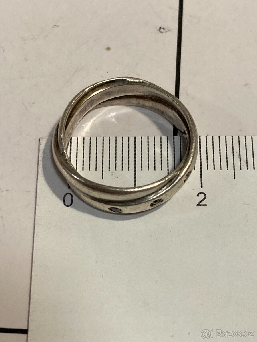 Prsten dámský stříbro