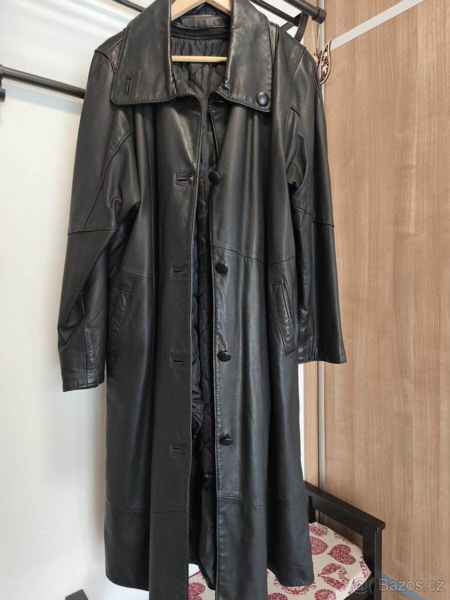 Dámský kožený kabát
